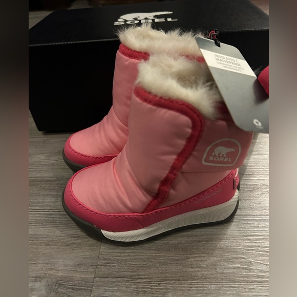 Sorel Pink Baby Winter Boots Waterproof & Insulated - Picture 3 of 5